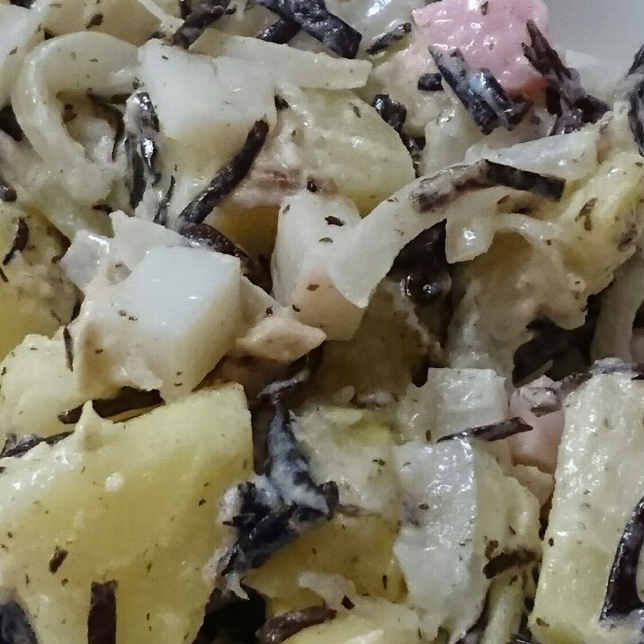 簡単&栄養満点!じゃがいもとひじきのレンチンサラダ